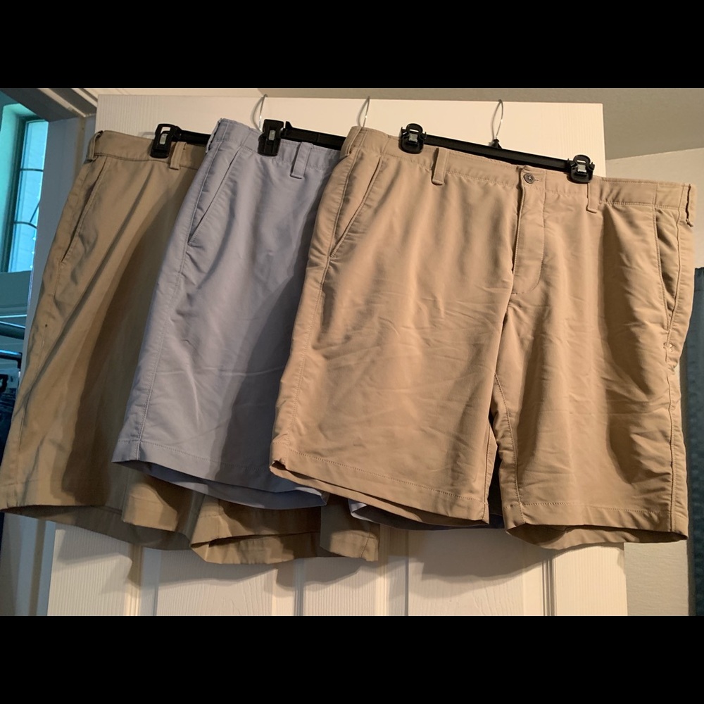 Lot of 3 Men’s Under Armour shorts size 42